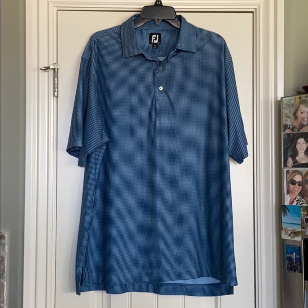 FootJoy Men's Houndstooth Golf Polo